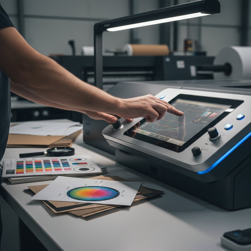 Modern printing equipment at Mubami